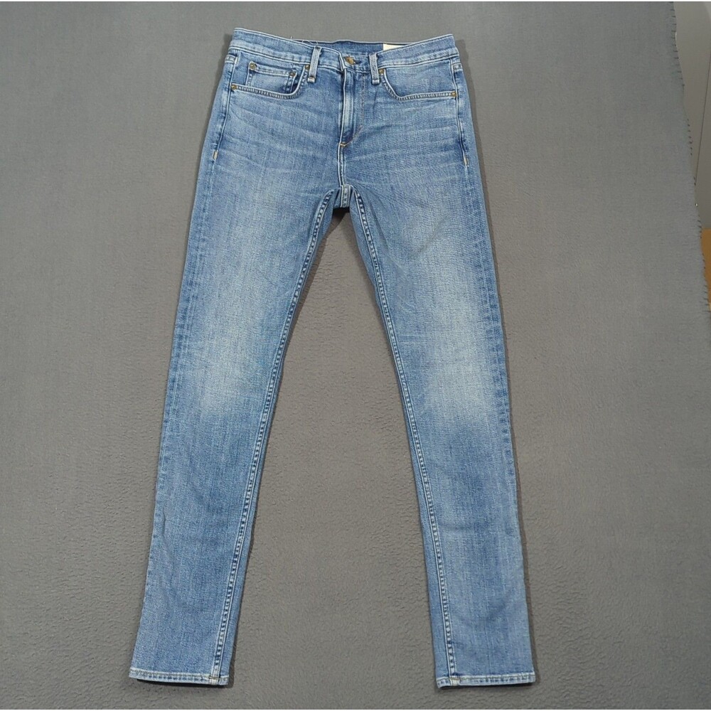Rag & Bone Jeans Men's 30x32 Fits 29x30 Blue Fit 2 Slim Denim